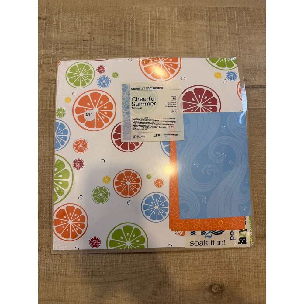 Creative Memories Cheerful Summer Paper Pack